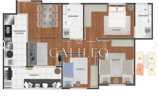 Apartamento para alugar